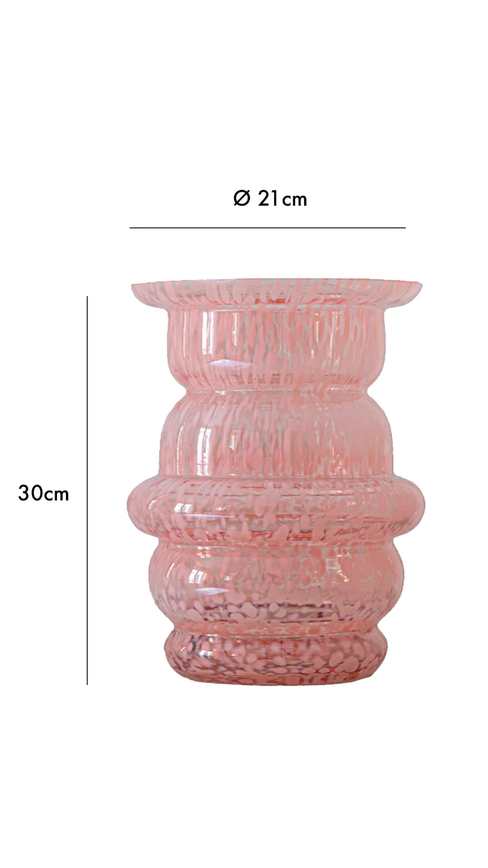 VASO IN VETRO SOFFIATO A BOCCA