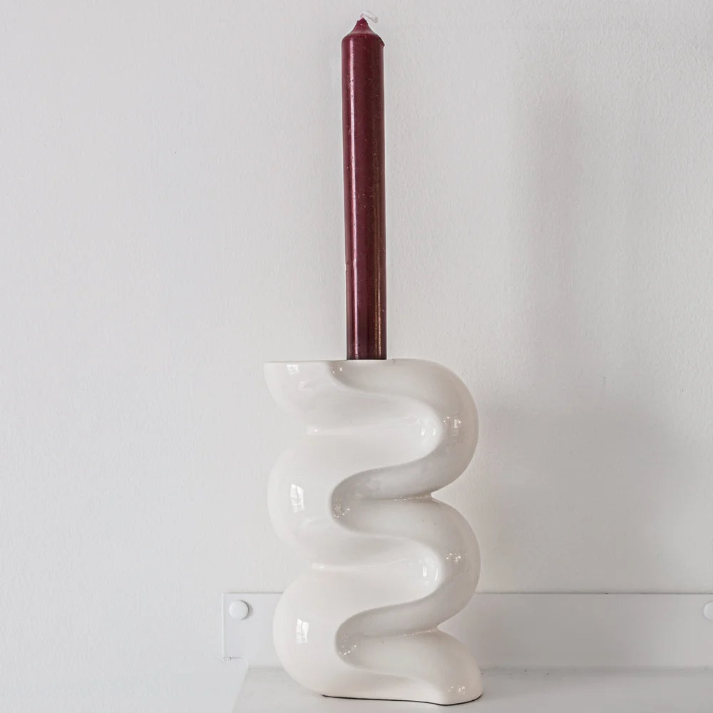 PORTACANDELA IN CERAMICA